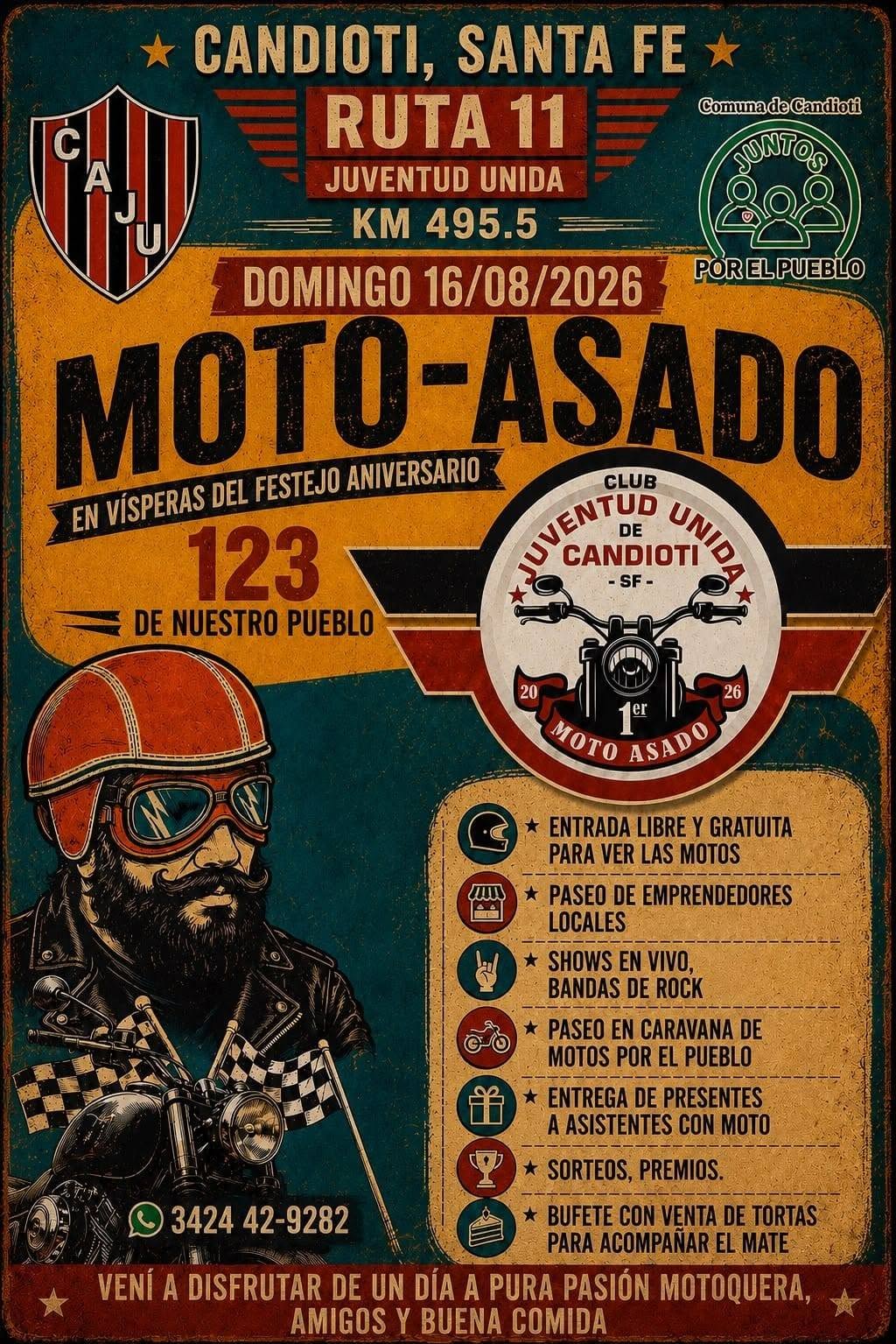 MOTO ASADO EN CANDIOTI