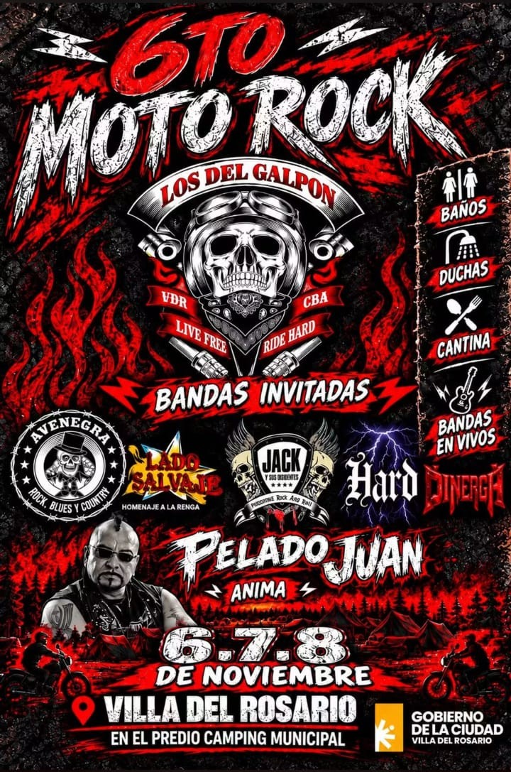 6to MOTO ROCK EN VILLA DEL ROSARIO