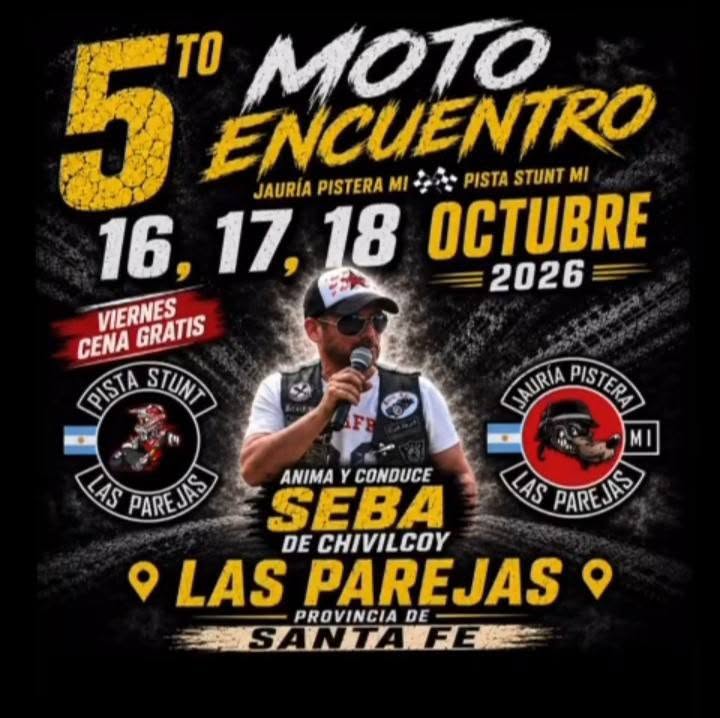 5to MOTOENCUENTRO EN LAS PAREJAS